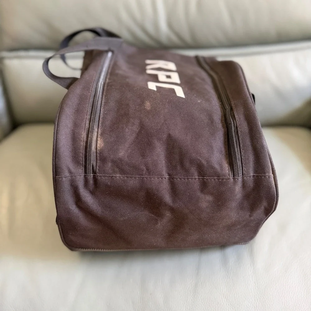 Fox Racing Black Motocross Helmet Gear Bag Ventilated Large Logo Duffel